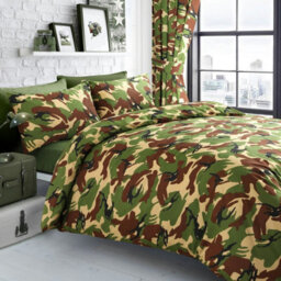 Velosso Pink Camouflage Duvet Cover And Pillowcase Set Single - thumbnail 2