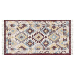 Beliani Rug Fener Multicolour 80 X 150 Cm Jute - thumbnail 1