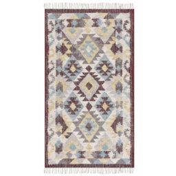 Beliani Rug Fener Multicolour 80 X 150 Cm Jute - thumbnail 4