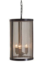Orsina Black Finish Small Pendant Light With Hints Of Gold - thumbnail 1