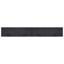 Berkfield Modern Rug Rectangular Grey 60X400 Cm Bamboo