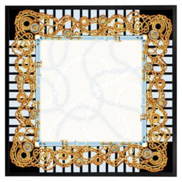 "Andrew Lee Golden Chains (Picutre Frame) / 24X24"" / Oak" - thumbnail 8