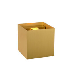Lucide Xio Modern Up Down Wall Light - Led Dim. - G9 - 1X4W 2700K - Matt Gold, Brass
