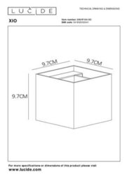 Lucide Xio Modern Up Down Wall Light - Led Dim. - G9 - 1X4W 2700K - Matt Gold, Brass - thumbnail 7