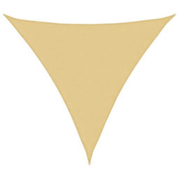 Berkfield Durable Sun Shade Sail Sand 3.6X3.6X3.6 M 100% Polyester Oxford