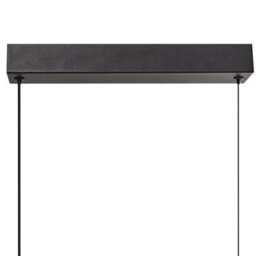 Beliani Black Aluminium Rubberwood Pendant Lamp With Remote Control, Dimmable Led, Warm White, 60Cm Diameter, 118Cm Drop - thumbnail 6