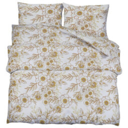 Walplus Duvet Cover Set White And Brown 220X240 Cm Cotton - thumbnail 2