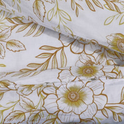 Walplus Duvet Cover Set White And Brown 220X240 Cm Cotton - thumbnail 4