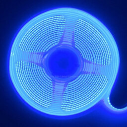 Long Life Lamps Company 12W Led Tape Strip Light Ip65 Continuous Cob Illumination 5M 12V Blue - thumbnail 1