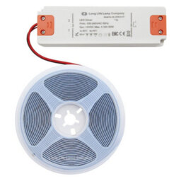 Long Life Lamps Company 12W Led Tape Strip Light Ip65 Continuous Cob Illumination 5M 12V Blue - thumbnail 5