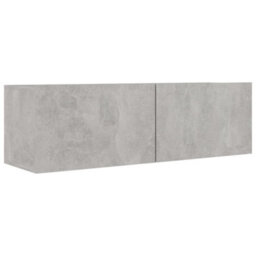 Berkfield 8 Piece Tv Cabinet Set Concrete Grey Engineered Wood - thumbnail 6