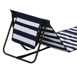 Outsunny Garden Beach Chair Mat, Sun Lounger Seats With Adjustable Back - thumbnail 7