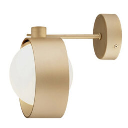 Luminosa Lighting Luminosa Massimo Plus Outdoor Globe Ceiling Light Opal Matt, Gold Ip44 - thumbnail 2