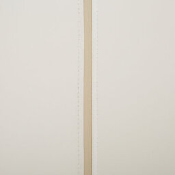 Beliani Bedside Table In Warm White Faux Leather With Hairpin Legs, 48 X 41 X 56 Cm - thumbnail 7