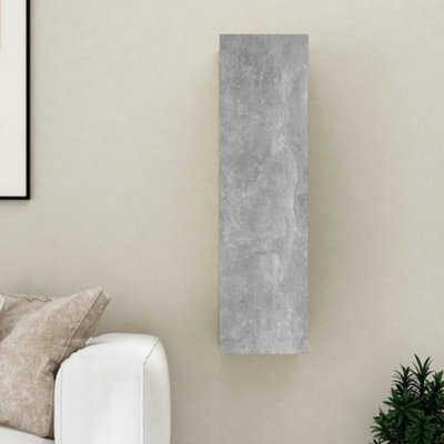 Berkfield Tv Cabinet Concrete Grey 30.5X30X110 Cm Engineered Wood - image 1