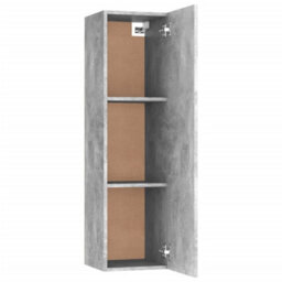 Berkfield Tv Cabinet Concrete Grey 30.5X30X110 Cm Engineered Wood - thumbnail 4