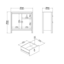 Wyld Haus Gossmere 5-Drawer White Wooden Chest Of Drawers With Silver Handles Matt Finish - thumbnail 9