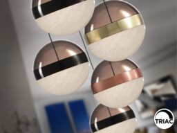 Luminosa Lighting Luminosa Orbes Cluster Pendant Ceiling 5 Light Black, Copper, Brass Led 3000K - Uk Stock - thumbnail 3