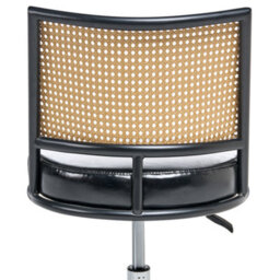 Beliani Desk Chair Nome Faux Leather Black - thumbnail 7