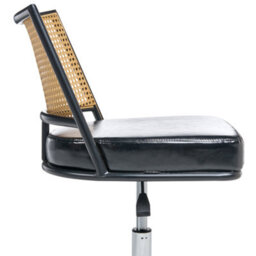 Beliani Desk Chair Nome Faux Leather Black - thumbnail 6