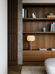 Nordlux Takai Marble Table Lamp Brushed Brass Brown,mains - thumbnail 7