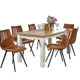 Buttercup Farm Alfie Dining Table - Mango Wood - L85 X W170 X H76 Cm - thumbnail 3