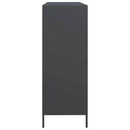 Berkfield Sideboard Anthracite 135X39X103.5 Cm Cold-Rolled Steel - thumbnail 6