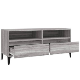 Walplus Tv Cabinet Grey Sonoma 100X34.5X44.5 Cm Engineered Wood - thumbnail 8