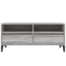 Walplus Tv Cabinet Grey Sonoma 100X34.5X44.5 Cm Engineered Wood - thumbnail 6