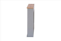 Timber Art Design Mirrored Bathroom Cabinet Grey & Oak - thumbnail 5