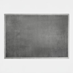 Ohs Contrast Border Non Slip Tufted Hallway Runner Rug Floor Carpet, Grey - 80 X 150 Cm - thumbnail 3