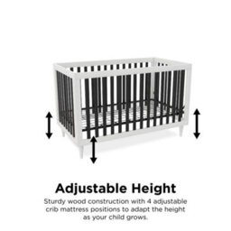 Dorel Home Rowan Valley Convertible Cotbed White/black - thumbnail 9