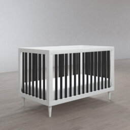 Dorel Home Rowan Valley Convertible Cotbed White/black - thumbnail 6