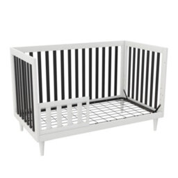 Dorel Rowan Valley Convertible Cotbed White/black - thumbnail 3
