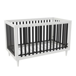 Dorel Rowan Valley Convertible Cotbed White/black - thumbnail 1