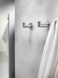 Cosmic Towel Hook, Robe Hook, Coat Hook, Chrome Gloss, Wall-Mounted, 8 Cm. Kubic Collection - thumbnail 3