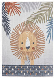 Multicolour Animal 40mm Pile Kids Stain-Resistant Rug For Bedroom, Dining Room, Easy To Clean Modern Rug-120Cm X 170Cm - thumbnail 8