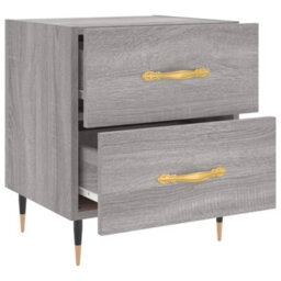 Berkfield Bedside Cabinets 2 Pcs Grey Sonoma 40X35X47.5 Cm Engineered Wood - thumbnail 8