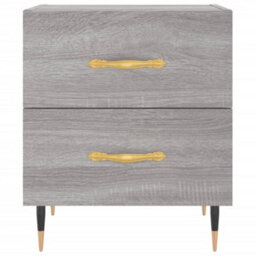 Berkfield Bedside Cabinets 2 Pcs Grey Sonoma 40X35X47.5 Cm Engineered Wood - thumbnail 6