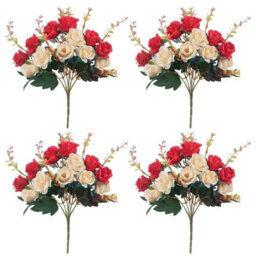 Artificial Flowers Wedding Decoration 35 20 Cm Adjustable Leaves And Stems - thumbnail 1