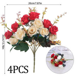 Artificial Flowers Wedding Decoration 35 20 Cm Adjustable Leaves And Stems - thumbnail 2