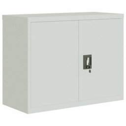 Berkfield File Cabinet Light Grey 90X40X70 Cm Steel - thumbnail 2
