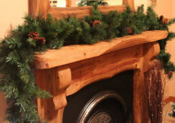 Best Artificial 9Ft Colorado Pine Christmas Garland Supplied With Pine Cones Supplied With 80 Warm White Battery Lights - thumbnail 2