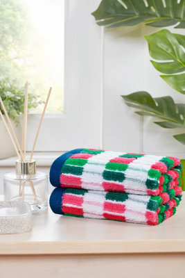 Rapport Home Santa Cruz Pure Cotton Face Towel Multi - image 1