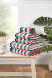 Rapport Home Santa Cruz Pure Cotton Face Towel Multi - thumbnail 2