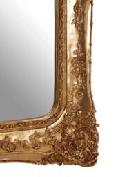 Orsina Timeless Gold Baroque Style Wall Mirror, Neoclassical Hallway Mirror For Livingroom, Elegant Modern Mirror - thumbnail 5