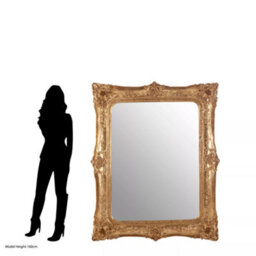 Orsina Timeless Gold Baroque Style Wall Mirror, Neoclassical Hallway Mirror For Livingroom, Elegant Modern Mirror - thumbnail 7