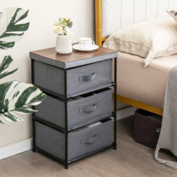 3 Chests Of Drawers 3-Tier Nightstand Organizer - thumbnail 1