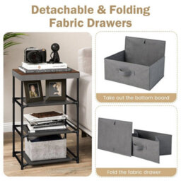 3 Chests Of Drawers 3-Tier Nightstand Organizer - thumbnail 6