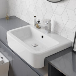 Affine Bathroom Toilet Wc Vanity Unit Basin Sink Combination Grey Gloss 1720mm - thumbnail 6